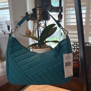 Vera Bradley Turquoise Quilted Shoulder Bag